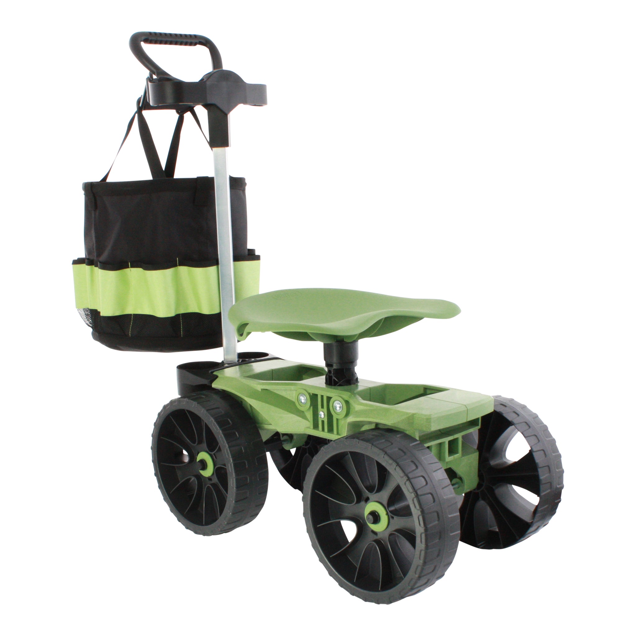 Wheelie™ Tool Toter™ Premium Garden Cart with Seat by Vertex Products