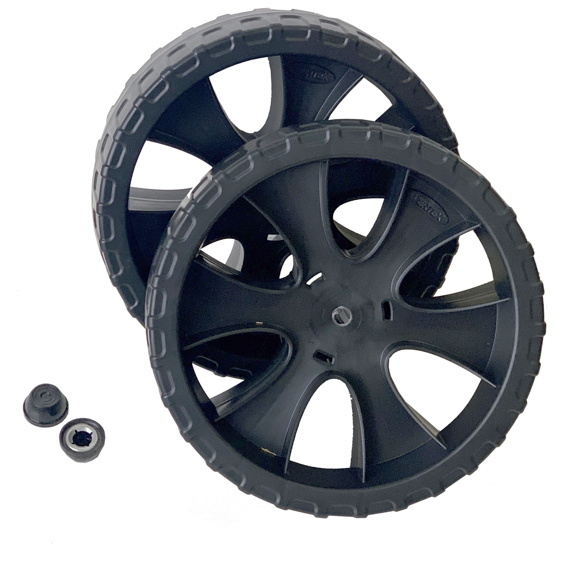 10 x 3 Tires - Set of 2 Tire and 2 push nuts for Made in USA Garden Seats & Carts