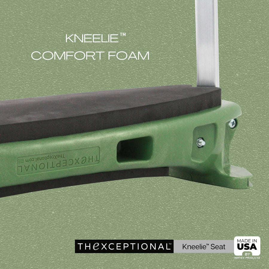 Kneelie™ Seat with Tush Pad & Tool Toter™ Bucket
